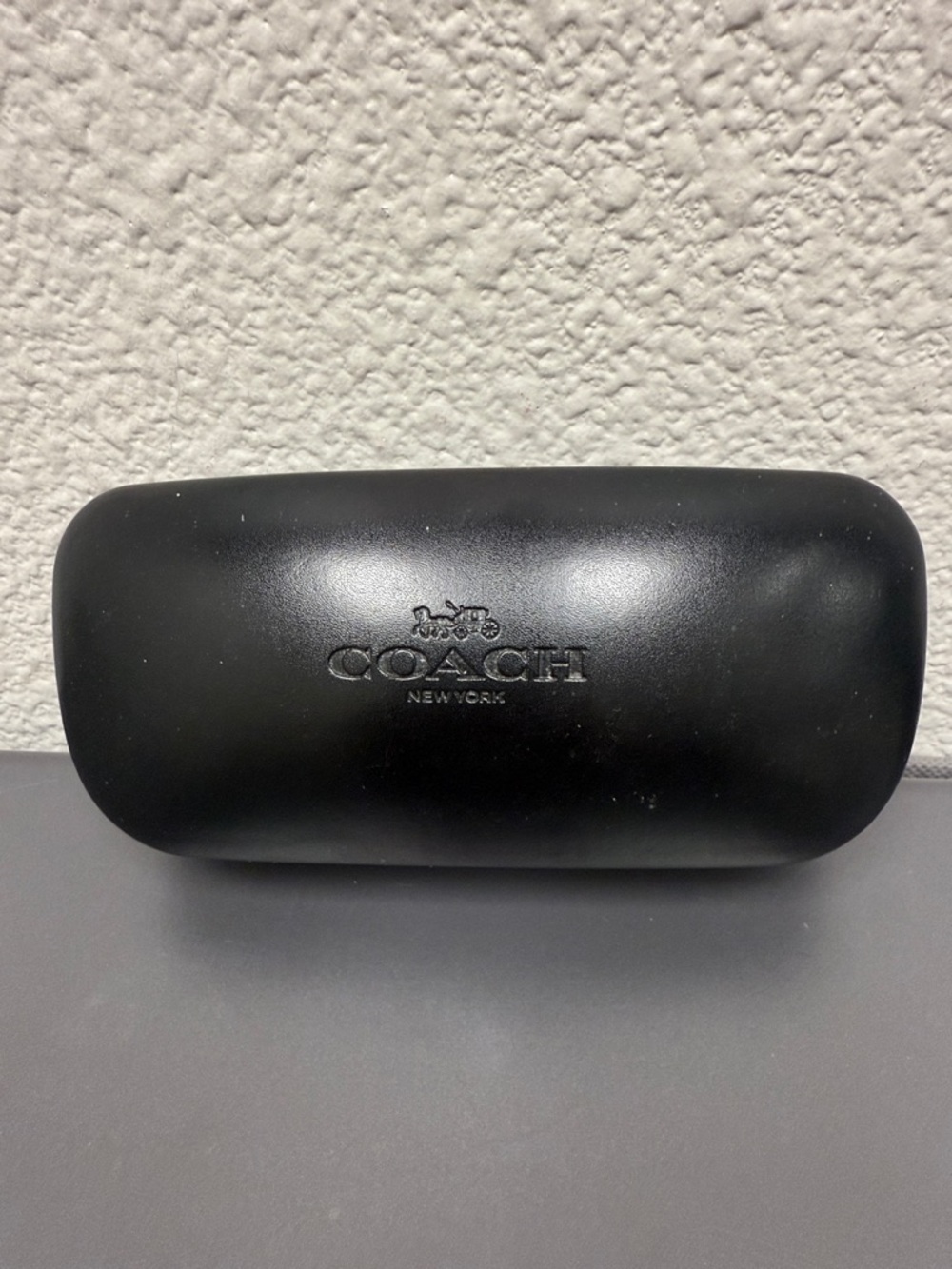 Coach Black Embossed Eyewear Case